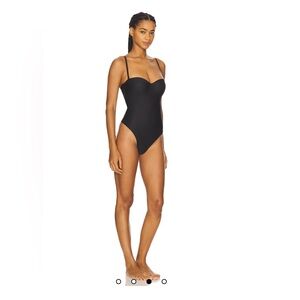 Skims Body Molded Underwire Black Onyx Thong Bodysuit Size Large  BD-THG-3286
